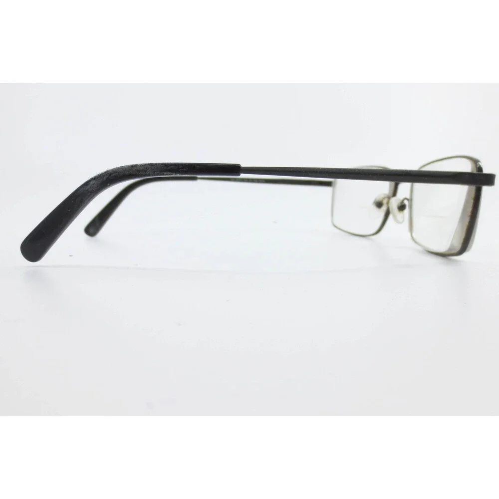 Michael Ryen 104 Eyeglasses Matte Black Rectangular Metal Frame 52-18-140